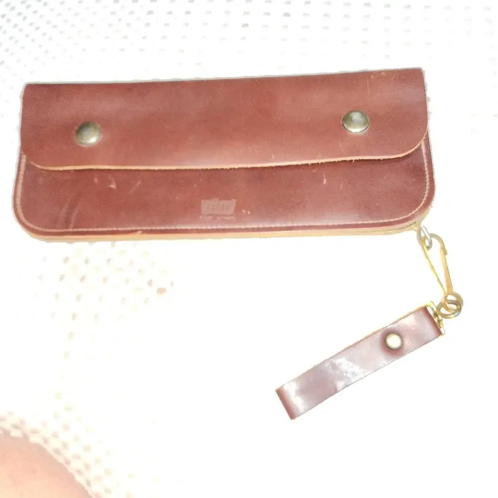 RISTO VINTAGE GENUINE LEATHER BIKERS MOTORCYCLE WALLET